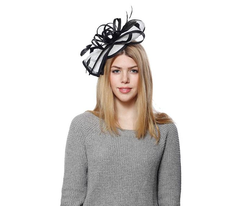 Costume 1920s Sinamay Fascinator Headpiece