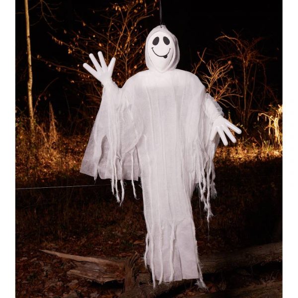 36" fabric giggly hanging ghost