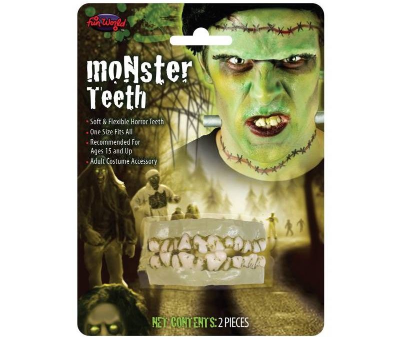 Costume Rubber Zombie Teeth