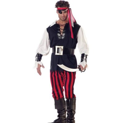 pirate cutthroat adult costume