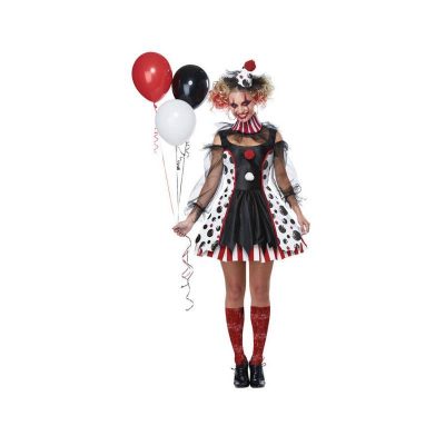 twisted clown adult costume