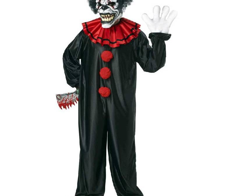 Last Laugh Clown Costume & Mask