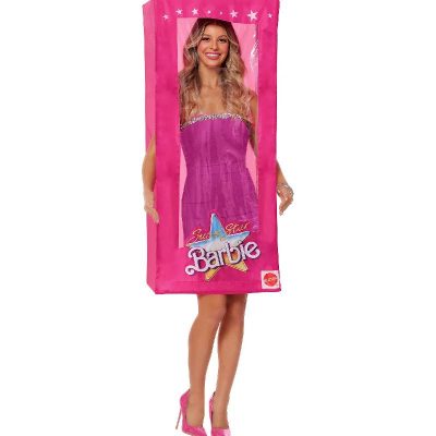 barbie box adult costume