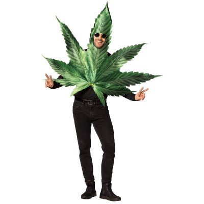 pot leaf adult costume