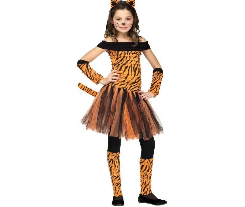 Tigeress Child Costume Bengals