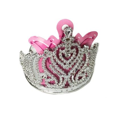 plated plastic crown tiara