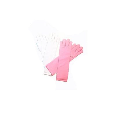 woven silky fabric childs gloves