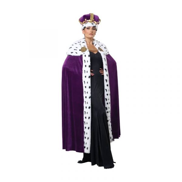 royal cape and crown set adult costume