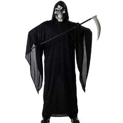 grim reaper robe with mask adult costume