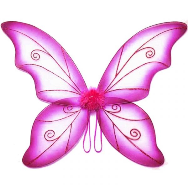24" glittered nylon fairy wings