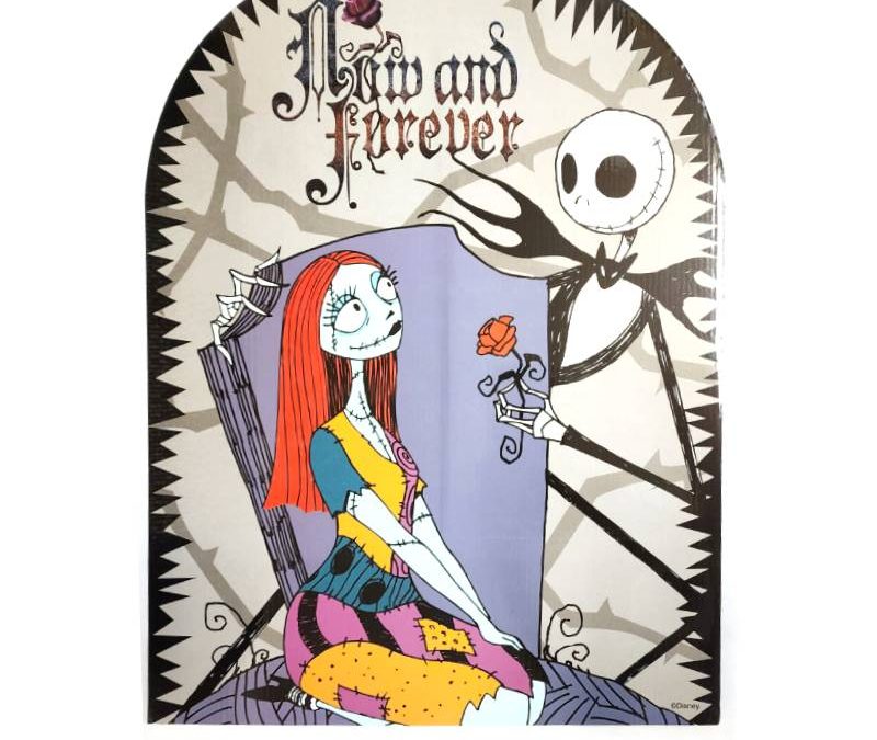 18″ Nightmare Before Christmas Jack & Sally Yard Sign