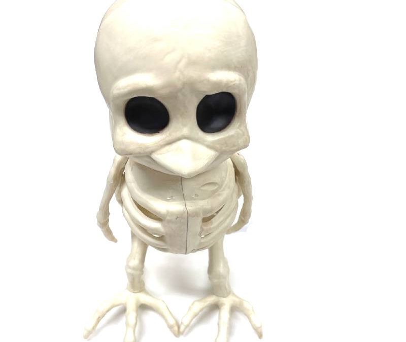 7.5″ Plastic Bird Skeleton
