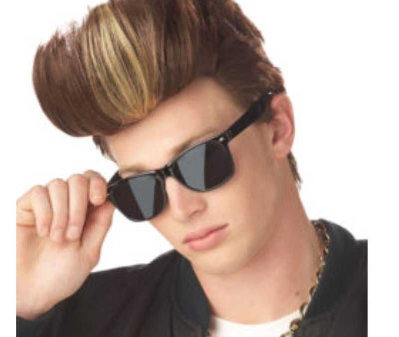 MC Poser Wig Vanilla Ice