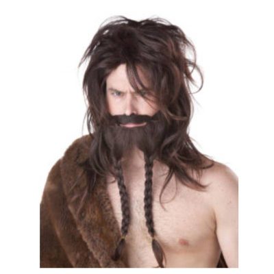 viking wig beard and moustache