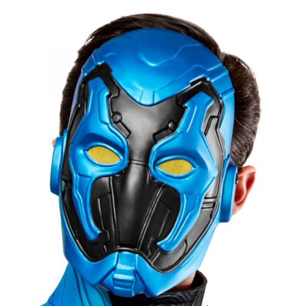 plastic blue beetle mask child size