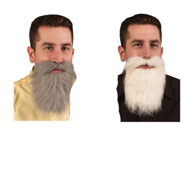 plush beard and moustache