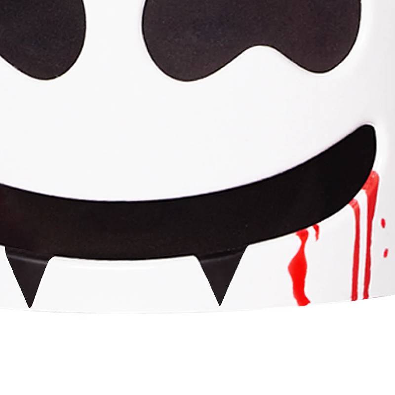 plastic mello vampire adult mask