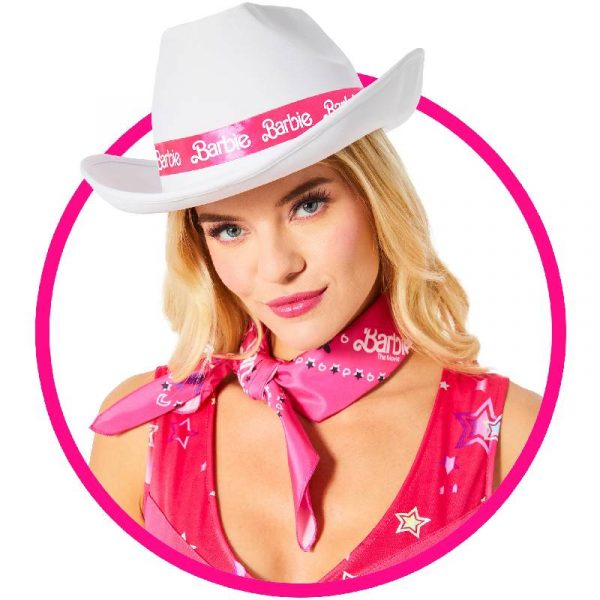 barbie adult western hat and accessories kit
