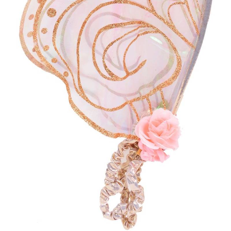 shimmer fabric floral fairy wings