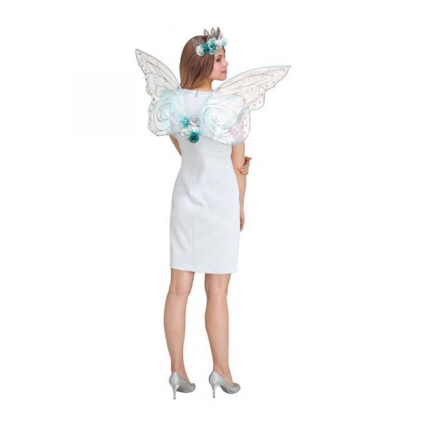 shimmer fabric floral fairy wings