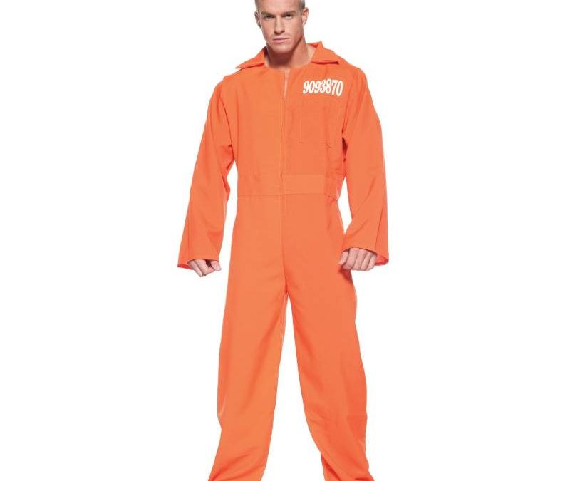 Prison Jumpsuit Adult Costume