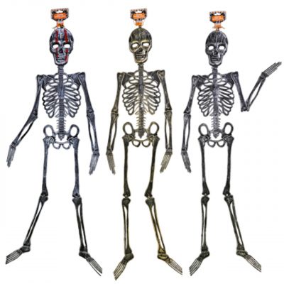 46" Flat Plastic Jointed Skeleton