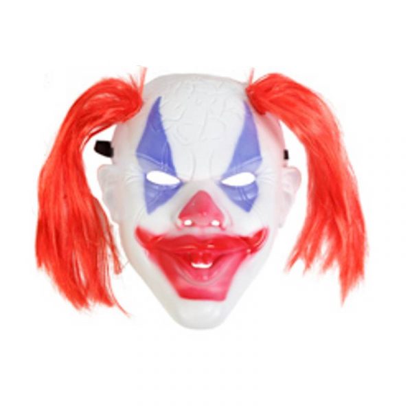 plastic scary clown mask