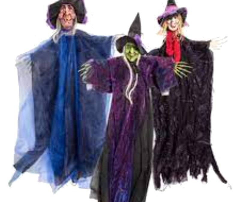 36″ Costume Deluxe Hanging Witch