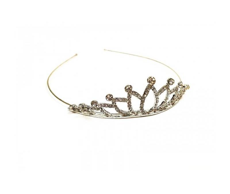 Rhinestone Tiara w Clear Stones