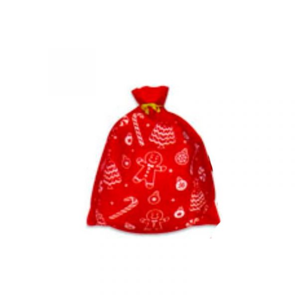 35" x 44" fabric jumbo christmas gift bag with tags