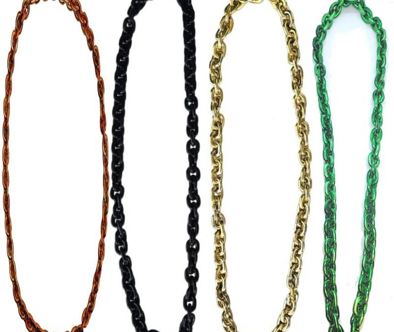 25mm Metallic Plastic Chain Necklace