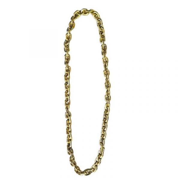 metallic gold 25mm plastic chain necklace