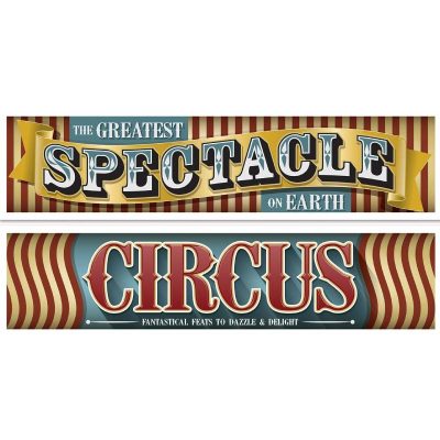 vintage circus banner