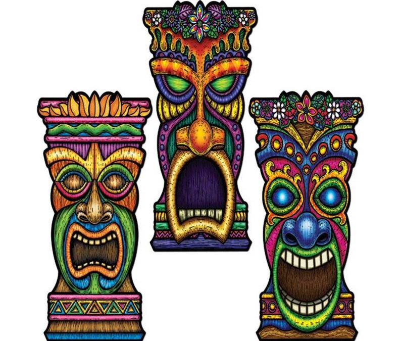 Tiki Cutouts Luau Decorations