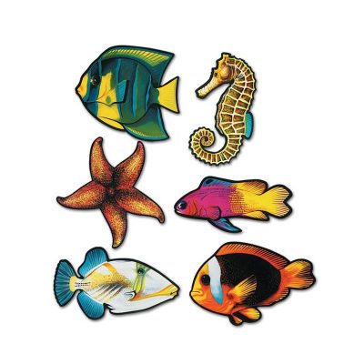 tropical fish cutouts