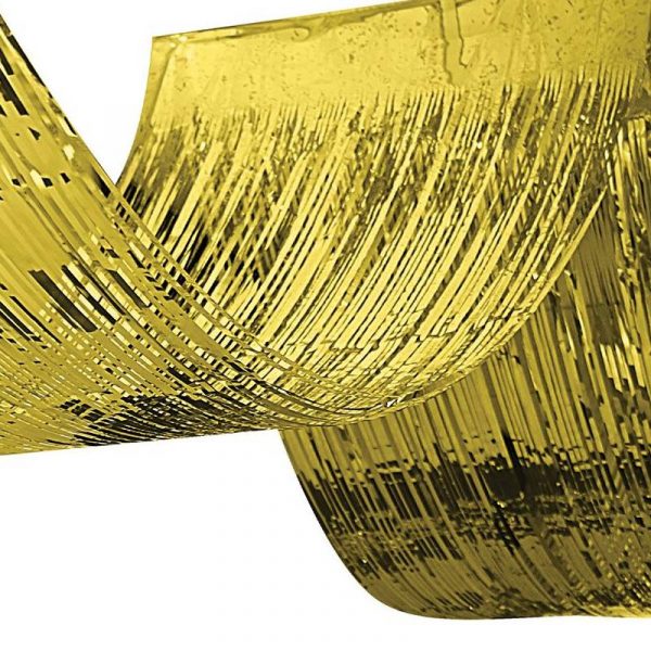 1-Ply Metallic Fringe Ceiling Curtain GOLD