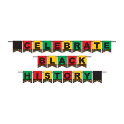 celebrate black history streamer
