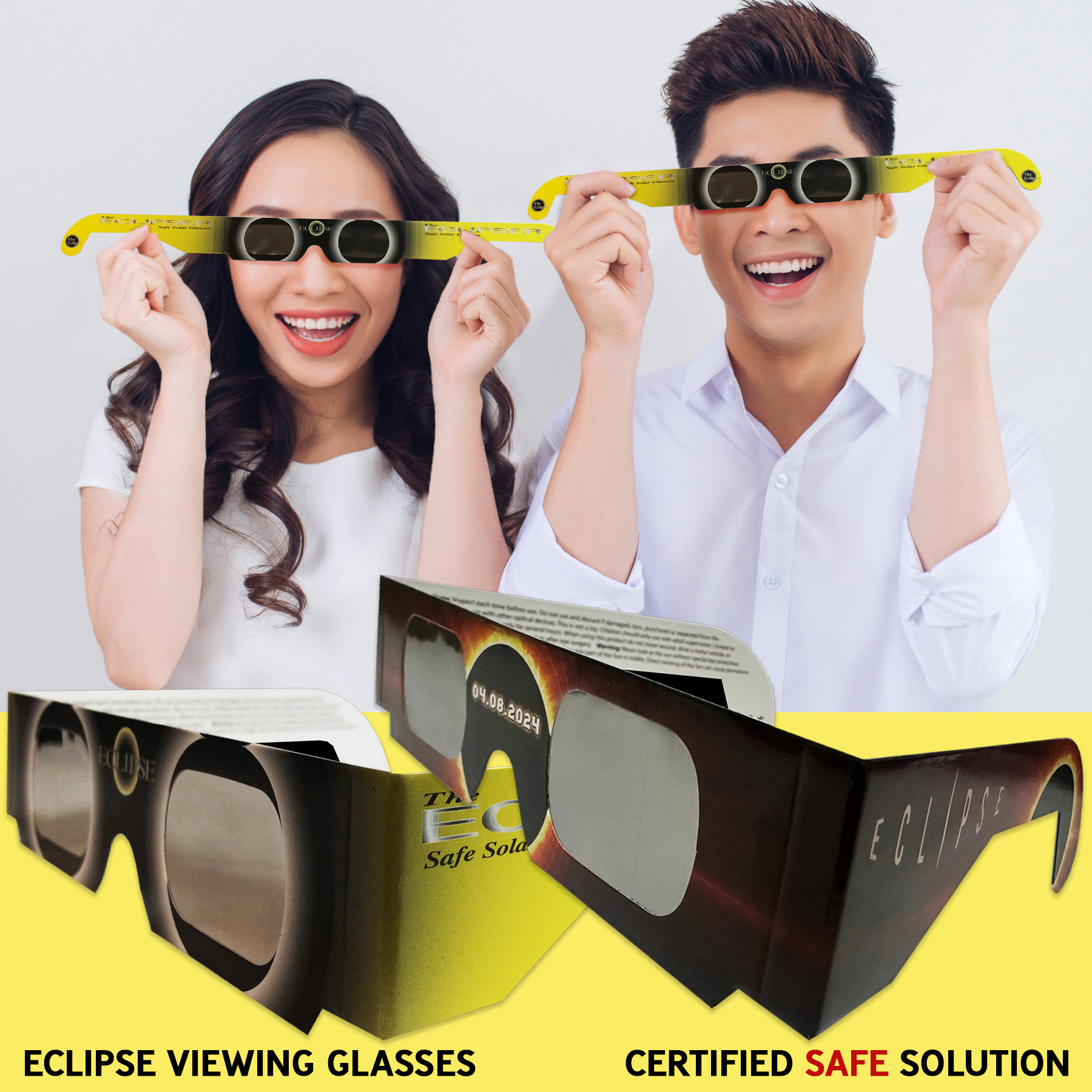 Total Solar Eclipse Safety Glasses