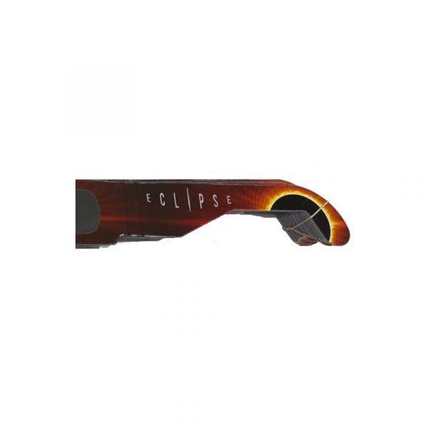 Safe Solar Eclipse Glasses red/black with eclipse written on the arm