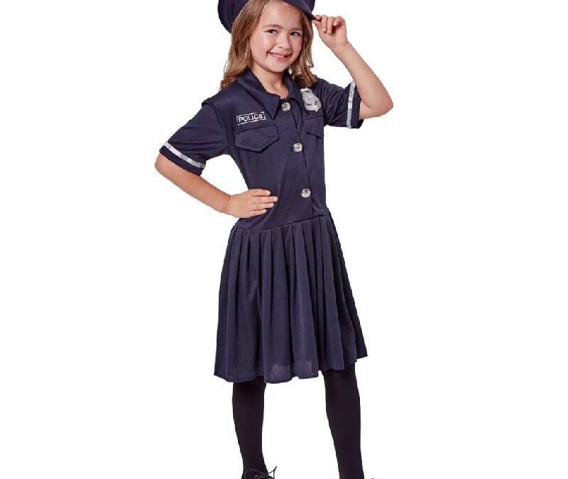 Police Girl Dress Costume