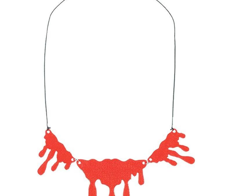 Dripping Blood Necklace