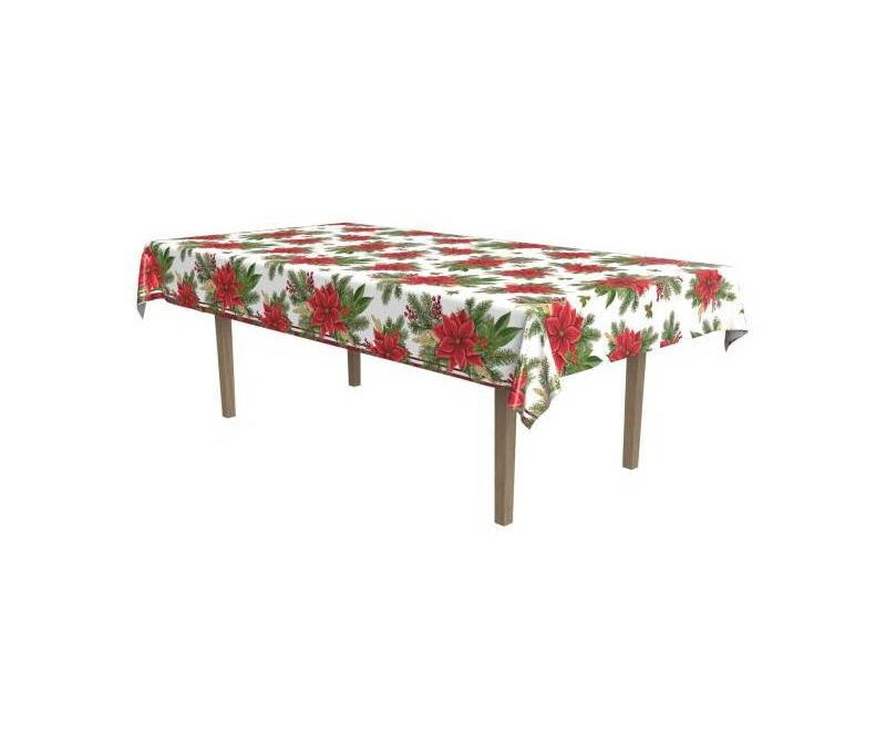 Poinsettia Table Cover