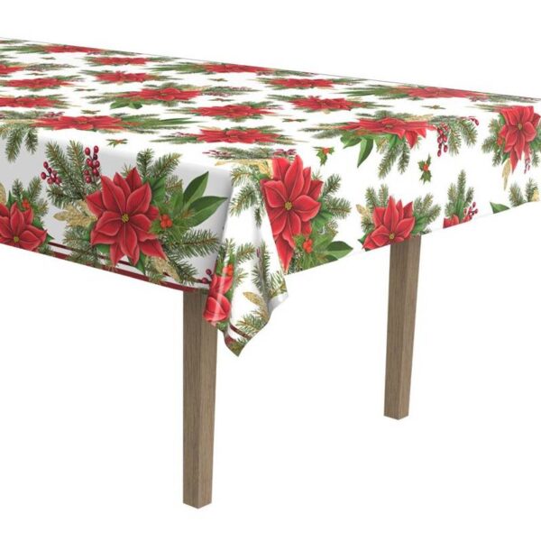 Poinsettia Table Cover