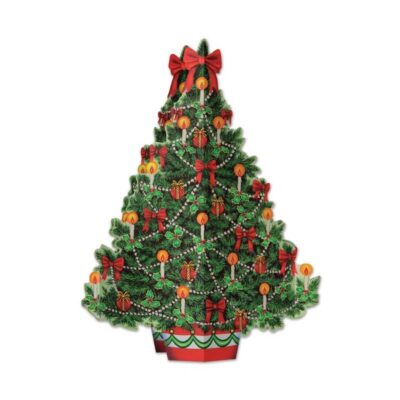 3-D Christmas Tree Centerpiece