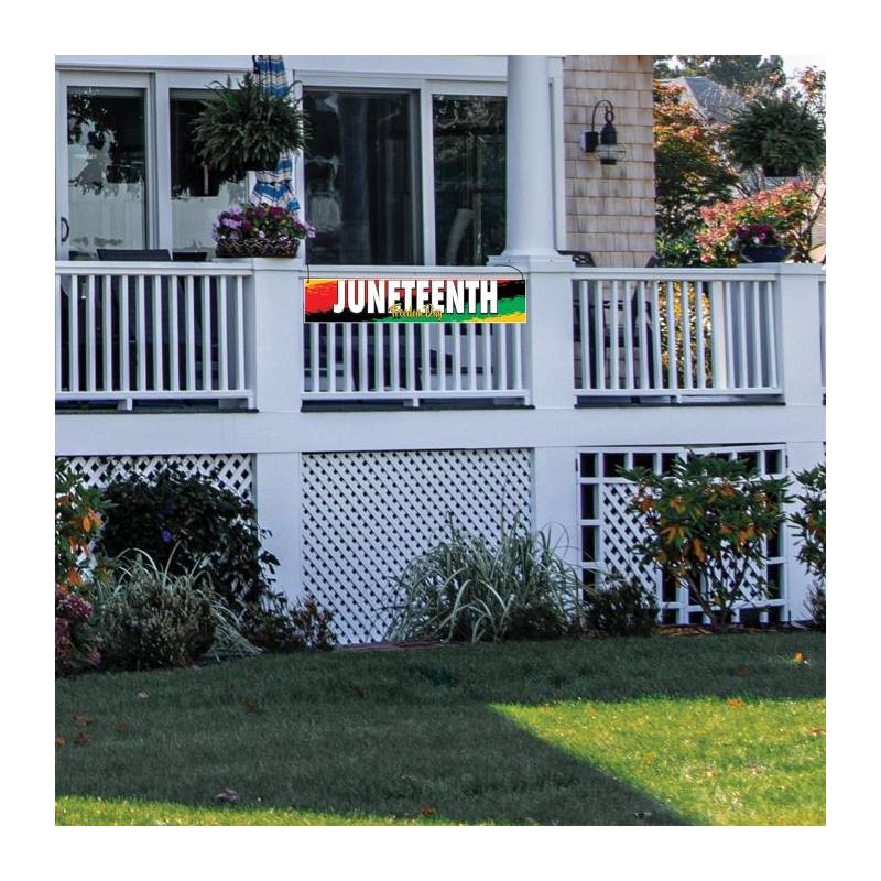 Juneteenth Banner Indoor Outdoor