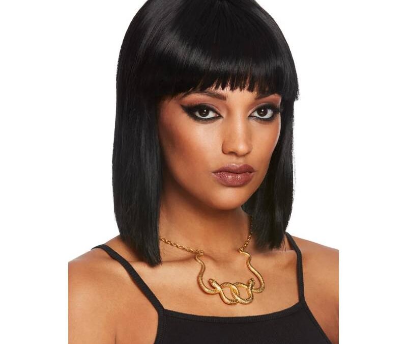 Gold Metal Egyptian Snake Necklace