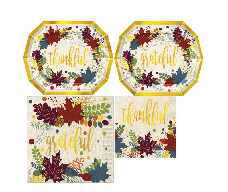 Friendsgiving Plates & Napkins