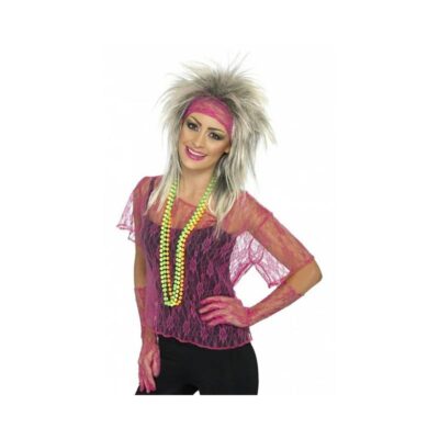 80s-Lace-Vest-Gloves-Headband-Neon-Pink