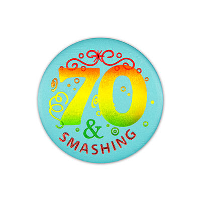 70 & Smashing Satin Button