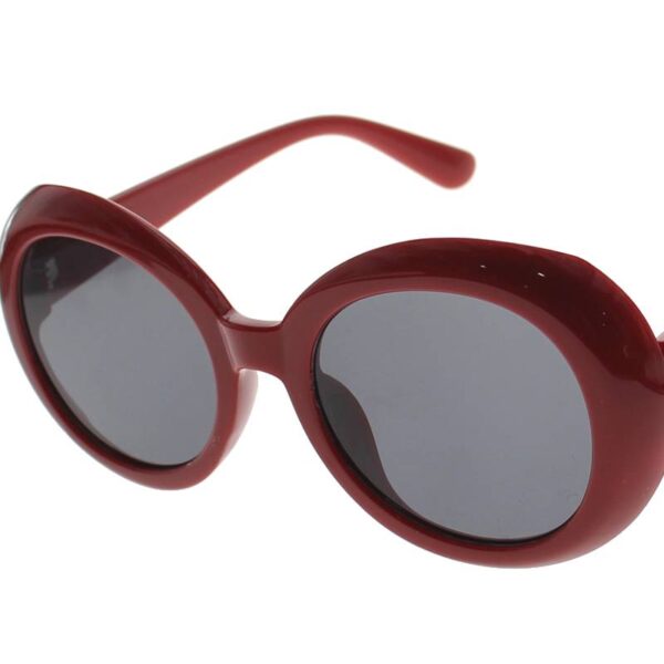 Mod Plastic Frame Sunglasses red